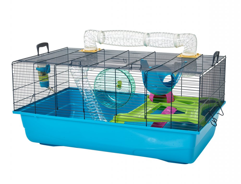 Cage hamster Sky Metro bleu 80x50x50cm