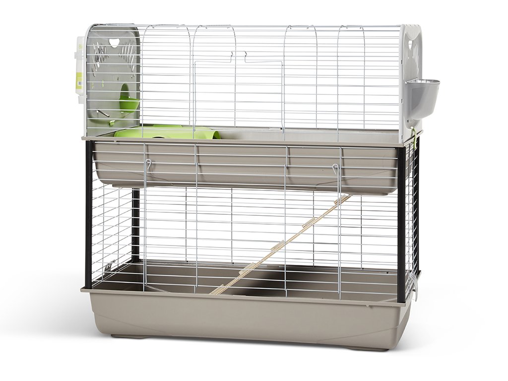 Caesar 3 Double Knock Down dwarf rabbit cage