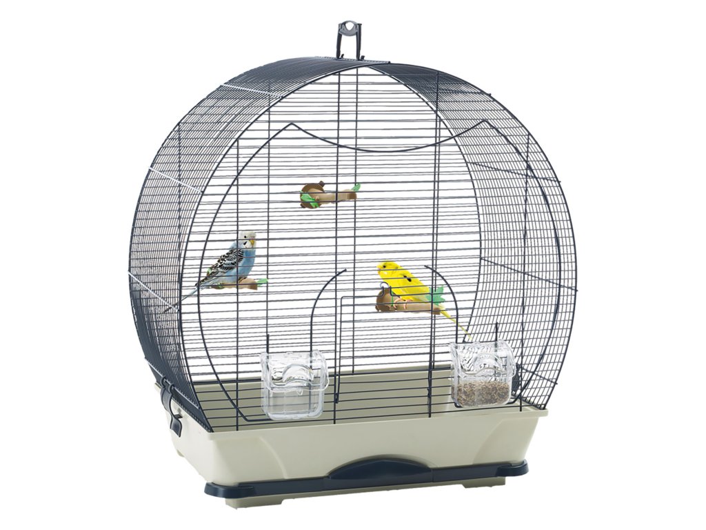 Cage petit oiseau S Evelyne 40 bleu 52x32-5x55cm