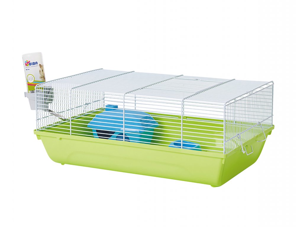 cage souris budget Stuart blanc-vert46-5x29-5x19cm