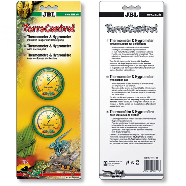 JBL TerraControl - hygromètre + thermomètre